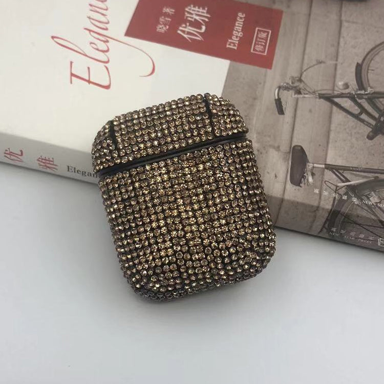 Diamonds Glitter Earphones Shockproof Protective Case for Apple AirPods 1 / 2