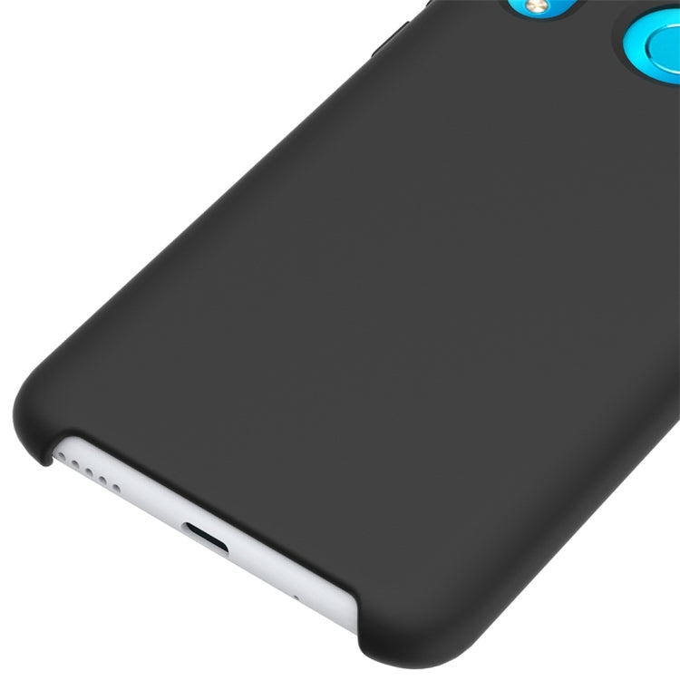 Solid Color Liquid Silicone Dropproof Protective Case for Huawei Nova 4
