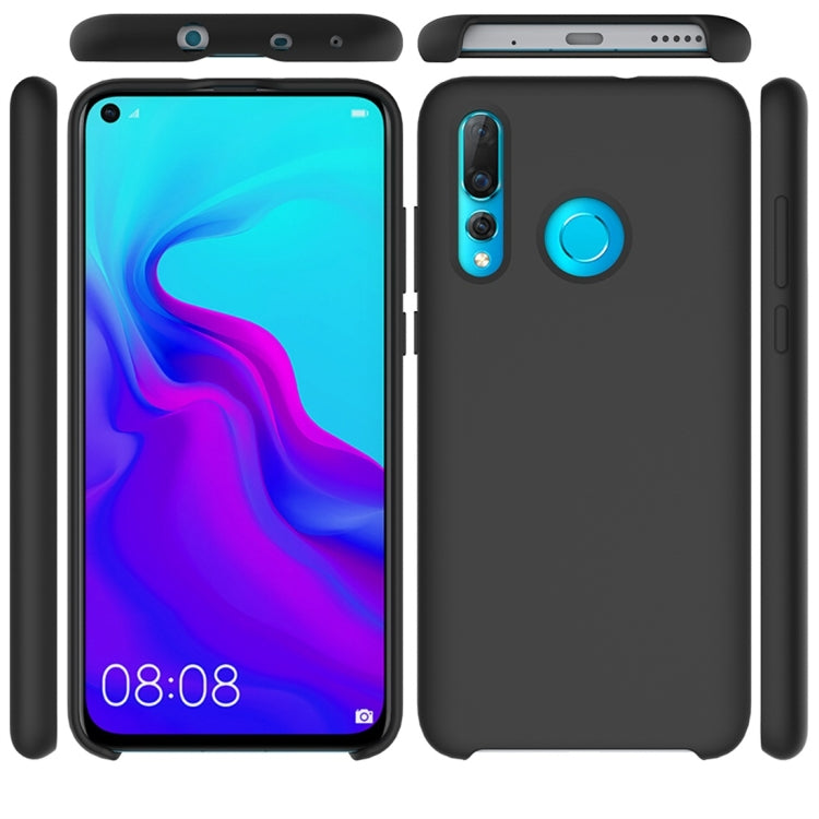 Solid Color Liquid Silicone Dropproof Protective Case for Huawei Nova 4