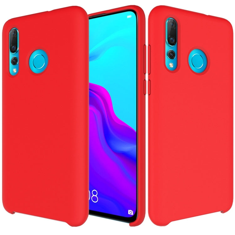 Solid Color Liquid Silicone Dropproof Protective Case for Huawei Nova 4
