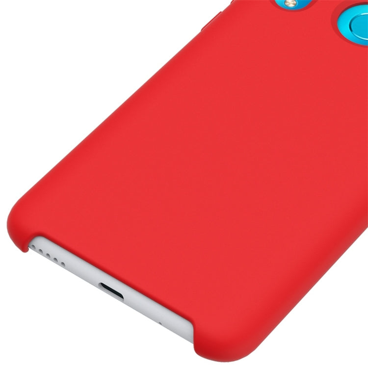 Solid Color Liquid Silicone Dropproof Protective Case for Huawei Nova 4