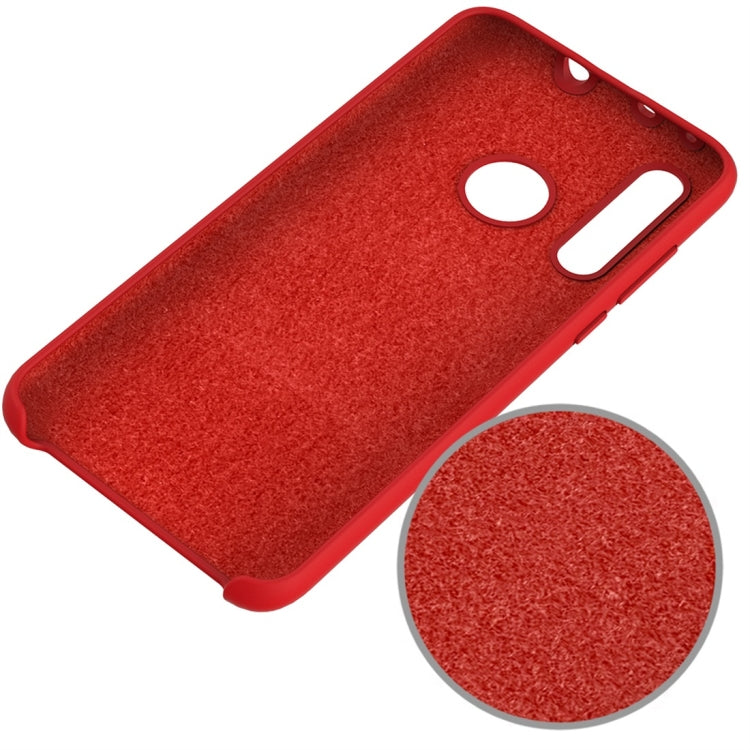 Solid Color Liquid Silicone Dropproof Protective Case for Huawei Nova 4