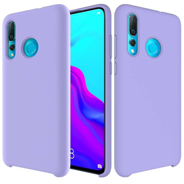 Solid Color Liquid Silicone Dropproof Protective Case for Huawei Nova 4