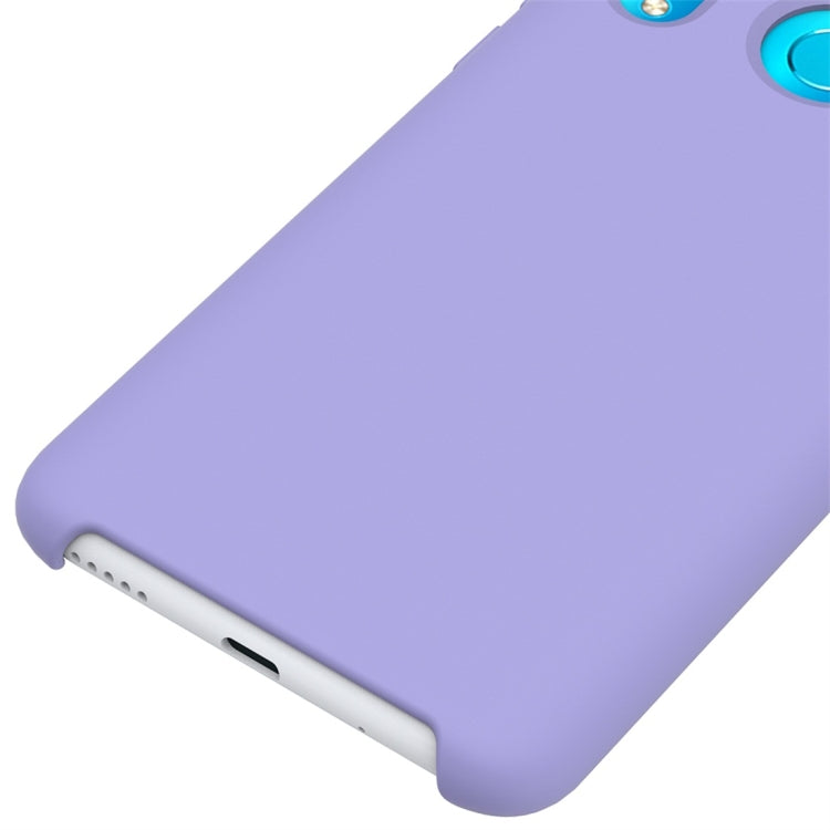 Solid Color Liquid Silicone Dropproof Protective Case for Huawei Nova 4