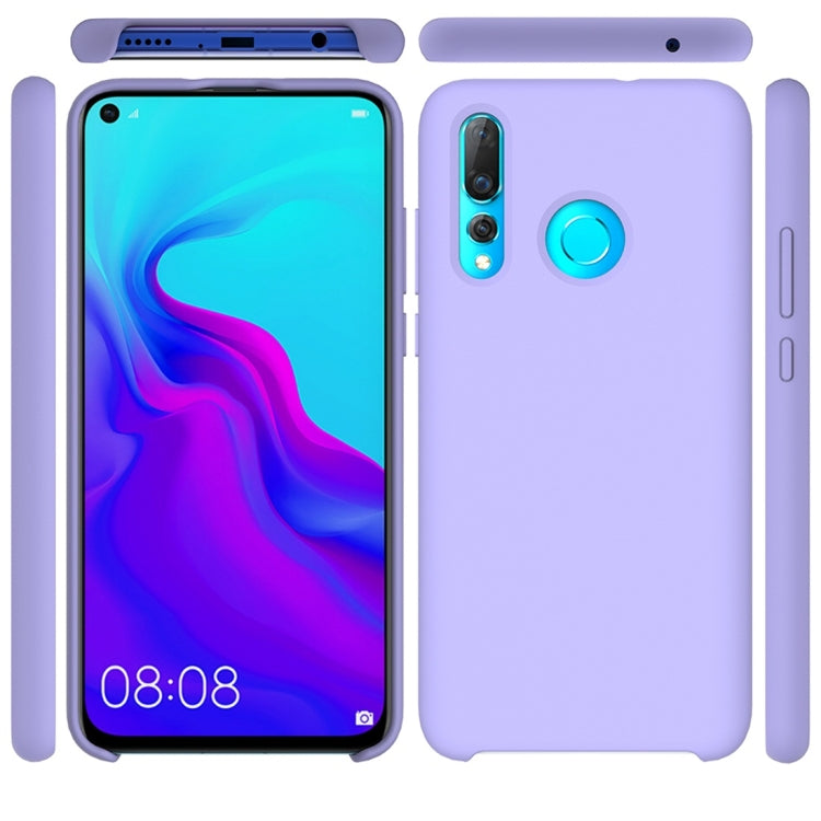 Solid Color Liquid Silicone Dropproof Protective Case for Huawei Nova 4