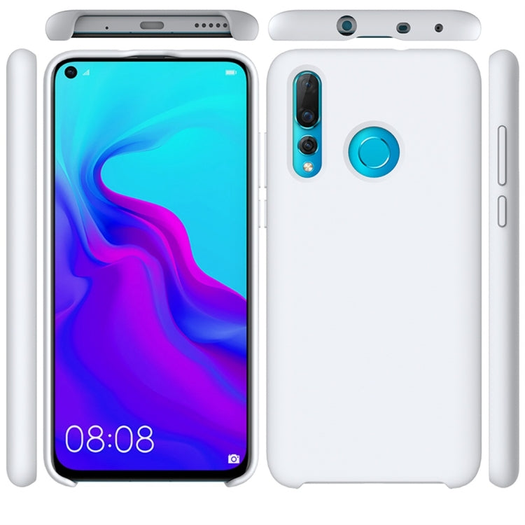 Solid Color Liquid Silicone Dropproof Protective Case for Huawei Nova 4