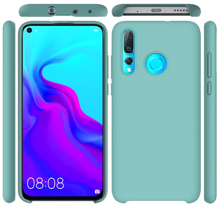 Solid Color Liquid Silicone Dropproof Protective Case for Huawei Nova 4