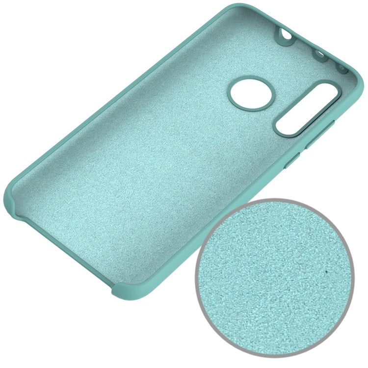 Solid Color Liquid Silicone Dropproof Protective Case for Huawei Nova 4