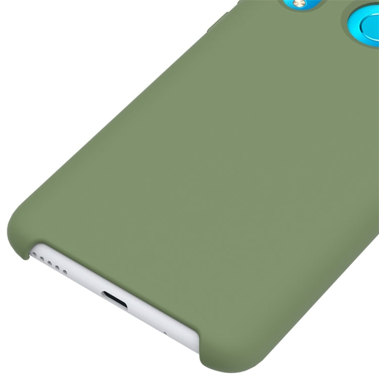 Solid Color Liquid Silicone Dropproof Protective Case for Huawei Nova 4