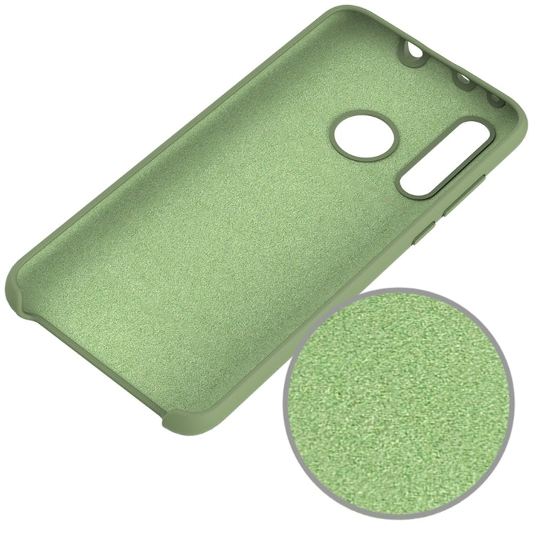 Solid Color Liquid Silicone Dropproof Protective Case for Huawei Nova 4
