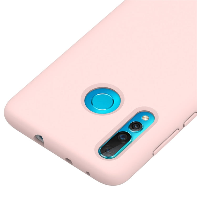 Solid Color Liquid Silicone Dropproof Protective Case for Huawei Nova 4