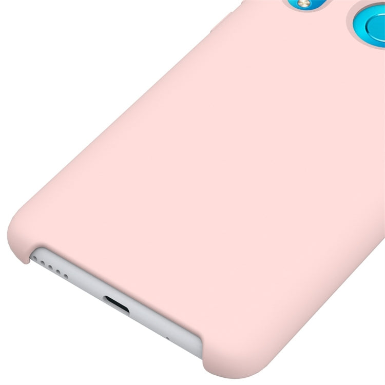 Solid Color Liquid Silicone Dropproof Protective Case for Huawei Nova 4