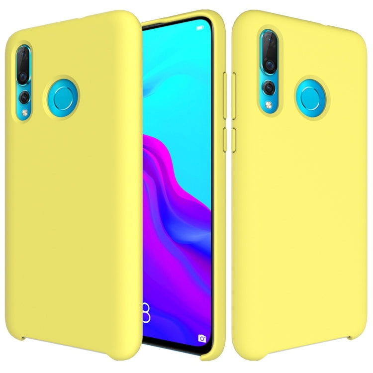 Solid Color Liquid Silicone Dropproof Protective Case for Huawei Nova 4