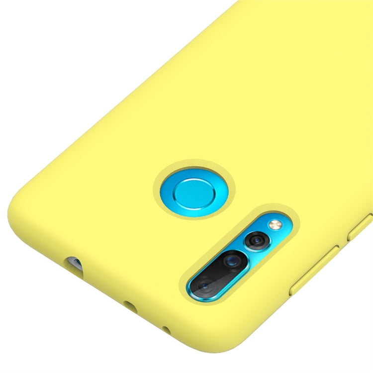 Solid Color Liquid Silicone Dropproof Protective Case for Huawei Nova 4