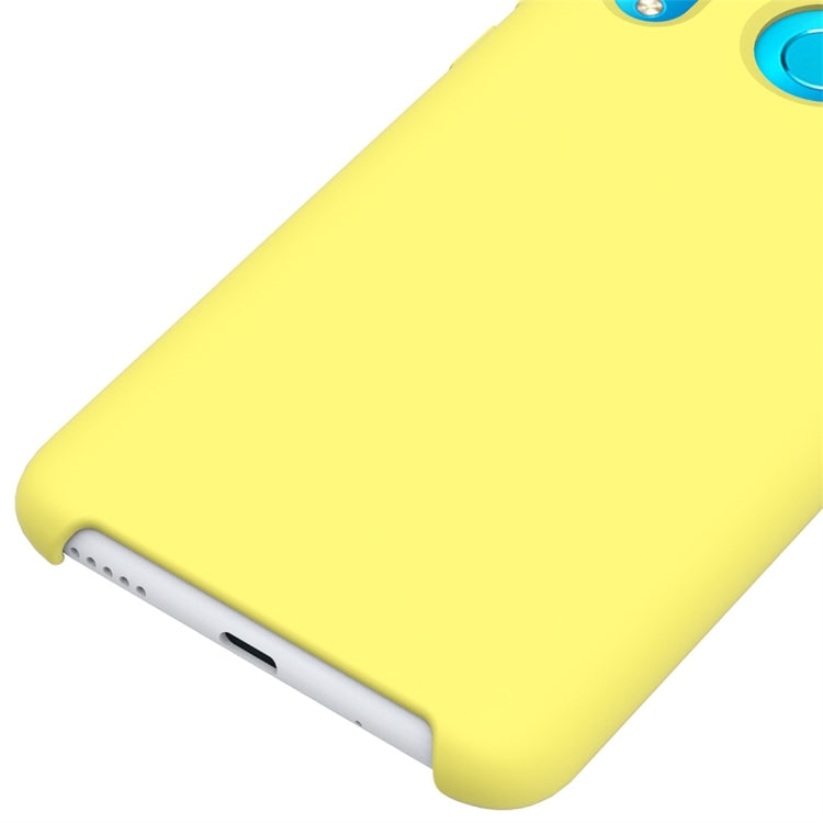 Solid Color Liquid Silicone Dropproof Protective Case for Huawei Nova 4