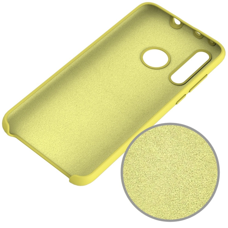 Solid Color Liquid Silicone Dropproof Protective Case for Huawei Nova 4