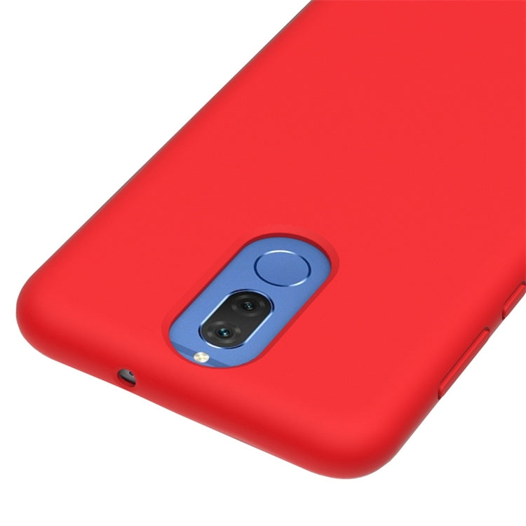 Solid Color Liquid Silicone Dropproof Protective Case for Huawei Mate 10 Lite