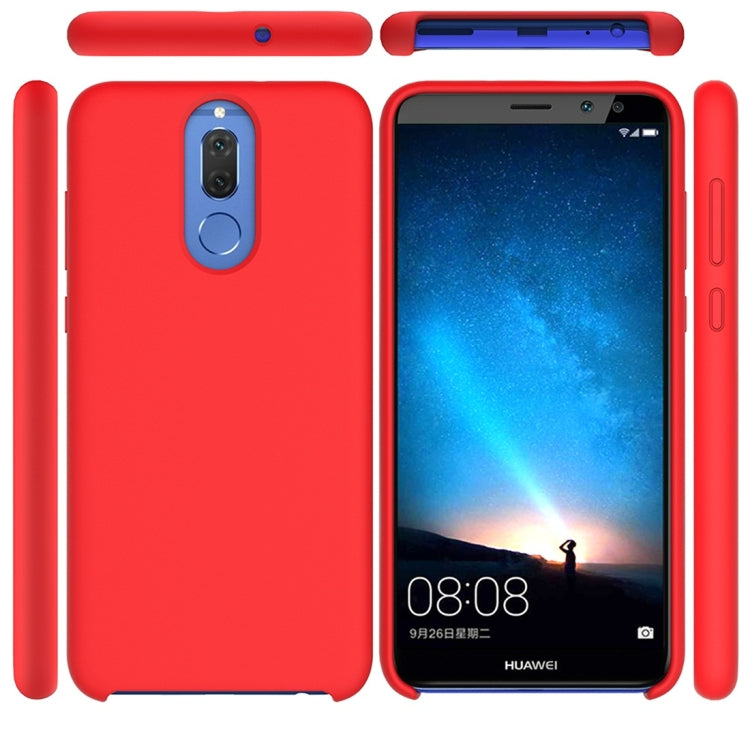 Solid Color Liquid Silicone Dropproof Protective Case for Huawei Mate 10 Lite
