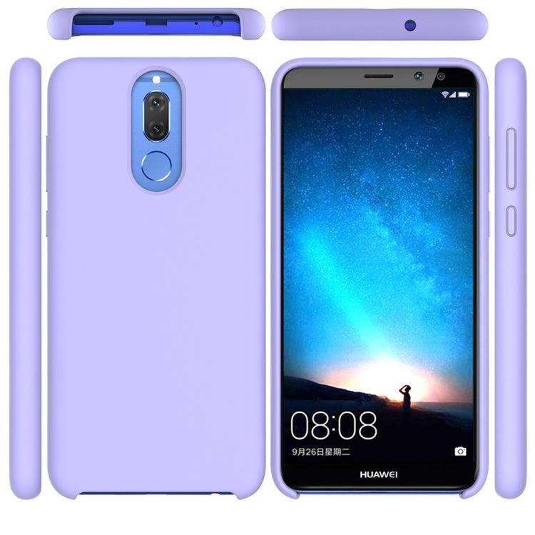 Solid Color Liquid Silicone Dropproof Protective Case for Huawei Mate 10 Lite