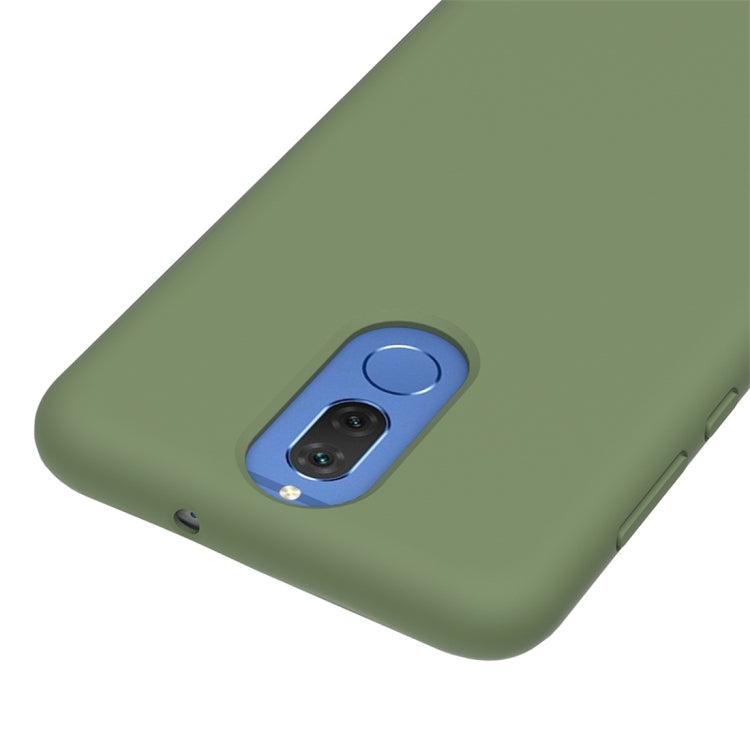 Solid Color Liquid Silicone Dropproof Protective Case for Huawei Mate 10 Lite
