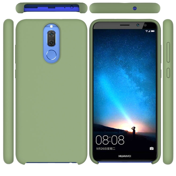 Solid Color Liquid Silicone Dropproof Protective Case for Huawei Mate 10 Lite