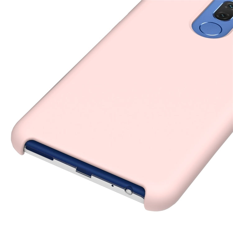 Solid Color Liquid Silicone Dropproof Protective Case for Huawei Mate 10 Lite
