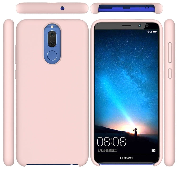 Solid Color Liquid Silicone Dropproof Protective Case for Huawei Mate 10 Lite