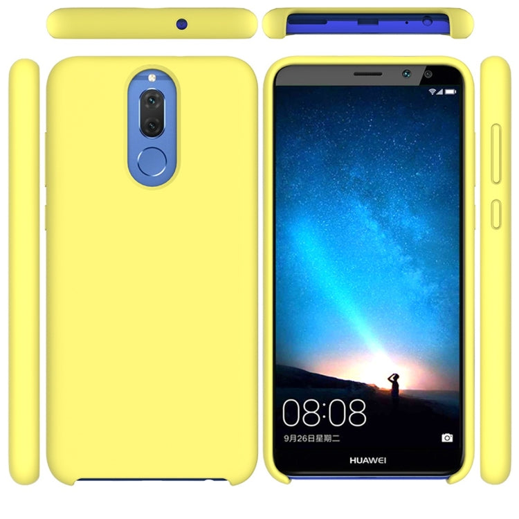 Solid Color Liquid Silicone Dropproof Protective Case for Huawei Mate 10 Lite