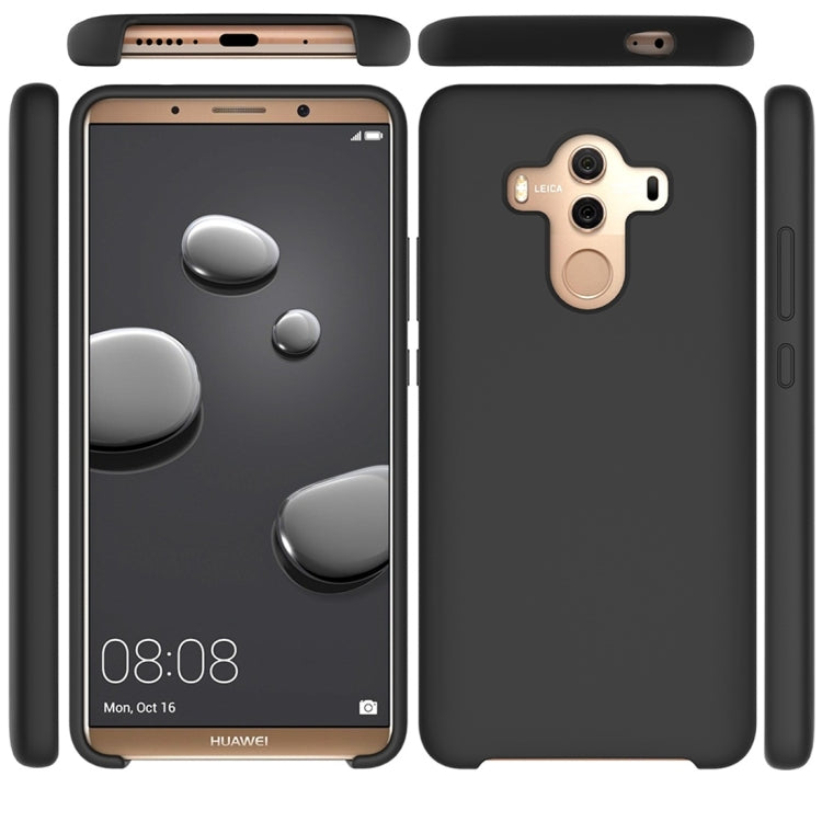 Solid Color Liquid Silicone Dropproof Protective Case for Huawei Mate 10 Pro