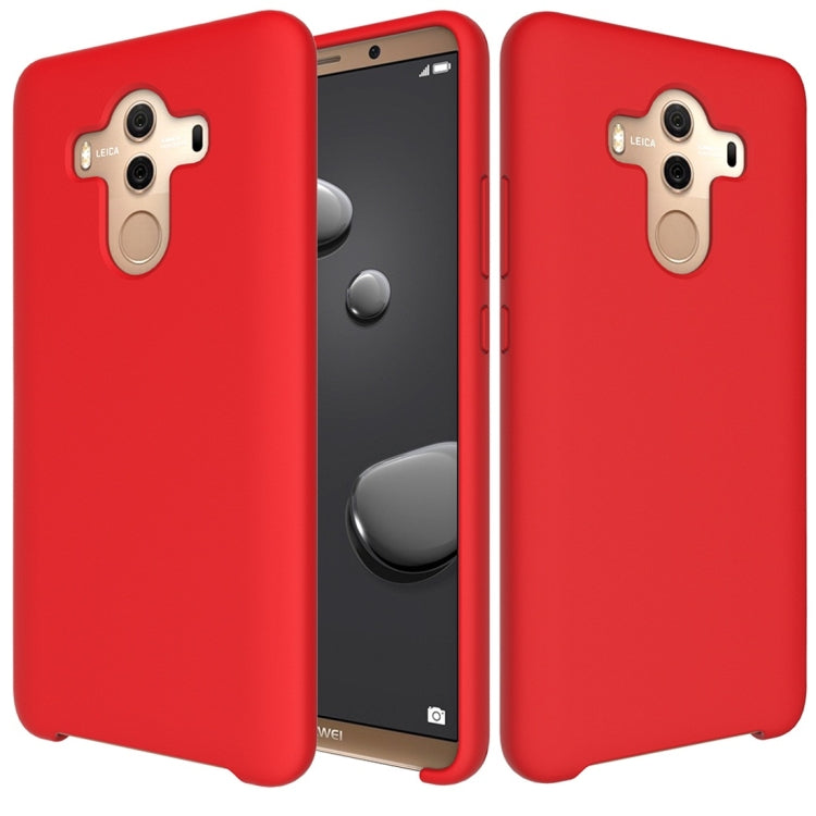 Solid Color Liquid Silicone Dropproof Protective Case for Huawei Mate 10 Pro