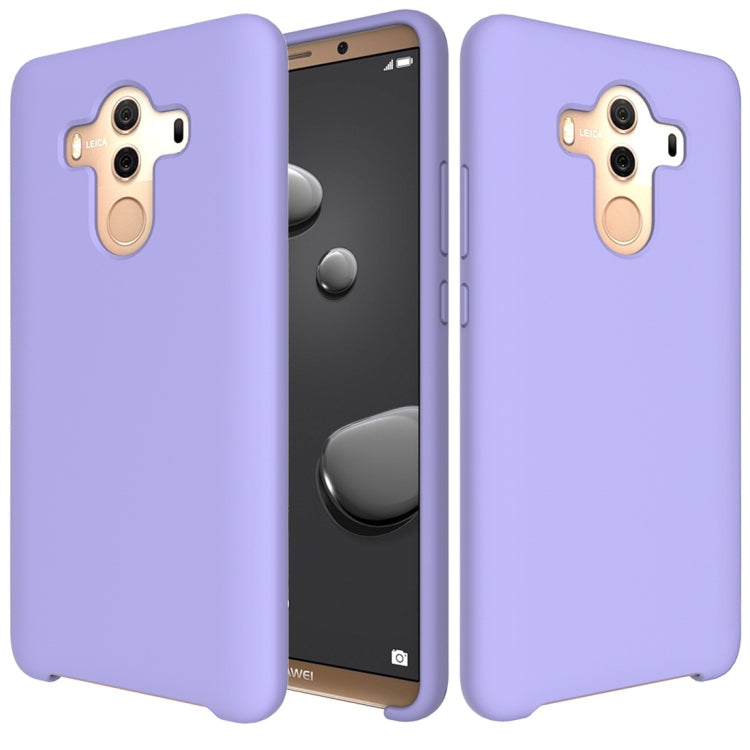 Solid Color Liquid Silicone Dropproof Protective Case for Huawei Mate 10 Pro