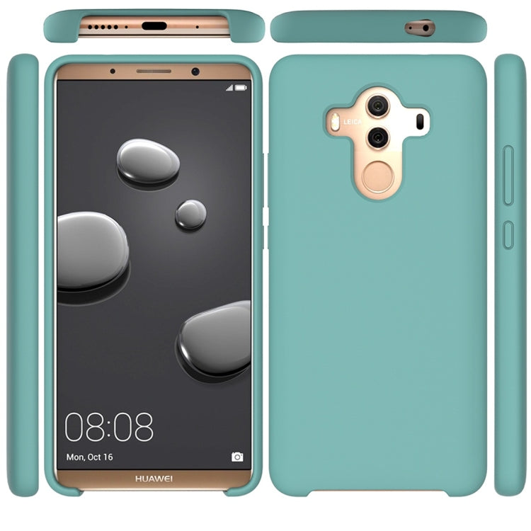 Solid Color Liquid Silicone Dropproof Protective Case for Huawei Mate 10 Pro