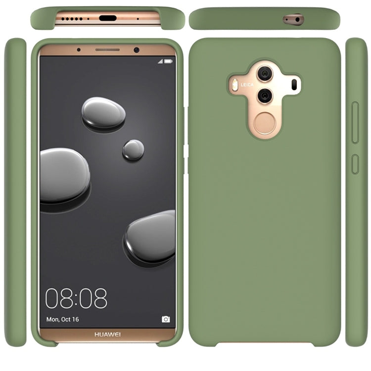 Solid Color Liquid Silicone Dropproof Protective Case for Huawei Mate 10 Pro