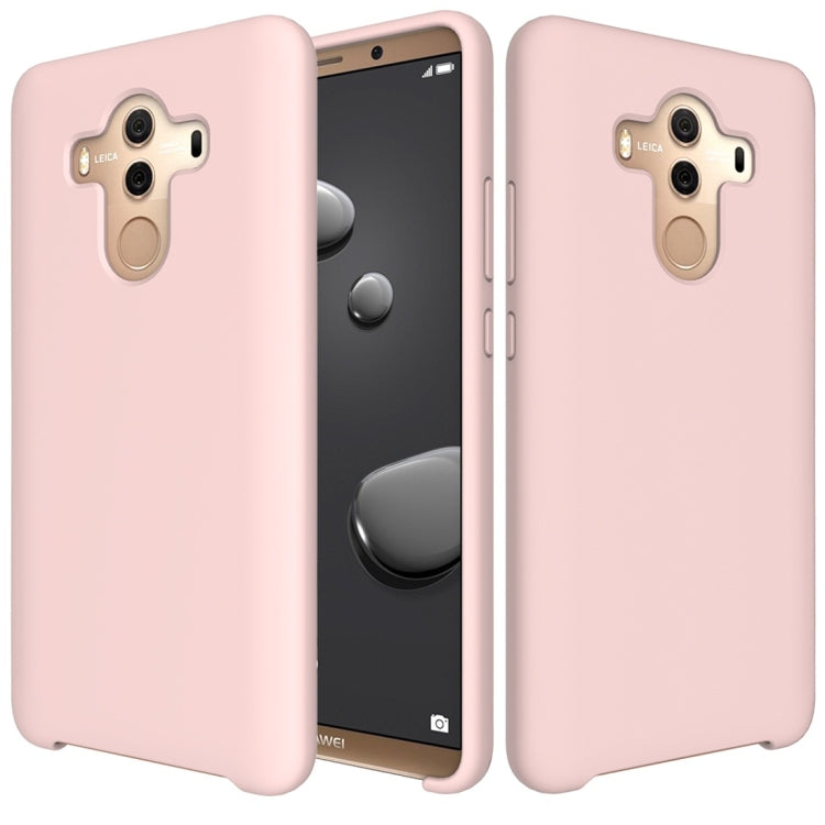 Solid Color Liquid Silicone Dropproof Protective Case for Huawei Mate 10 Pro