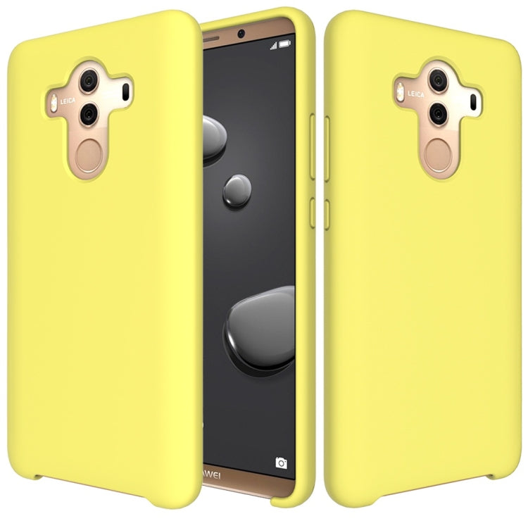 Solid Color Liquid Silicone Dropproof Protective Case for Huawei Mate 10 Pro