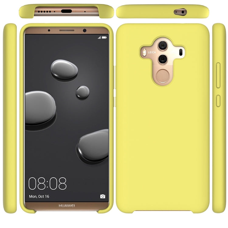 Solid Color Liquid Silicone Dropproof Protective Case for Huawei Mate 10 Pro