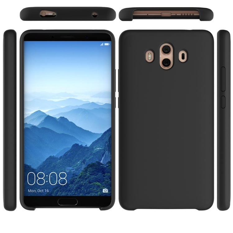 Solid Color Liquid Silicone Dropproof Protective Case for Huawei Mate 10