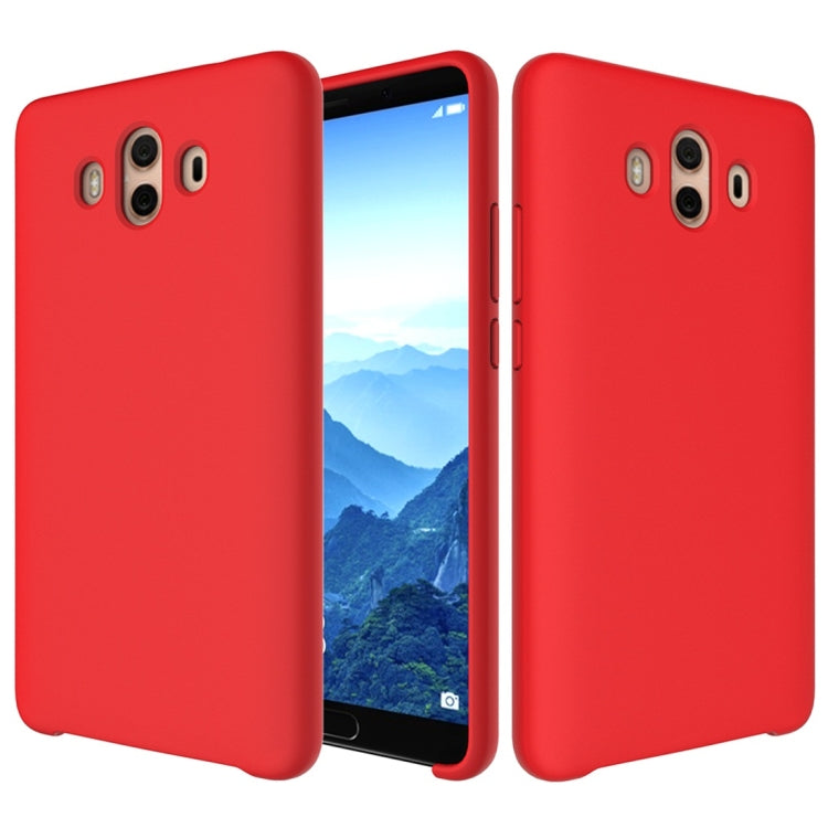 Solid Color Liquid Silicone Dropproof Protective Case for Huawei Mate 10