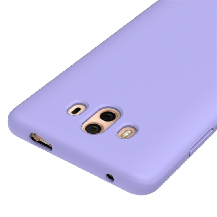Solid Color Liquid Silicone Dropproof Protective Case for Huawei Mate 10