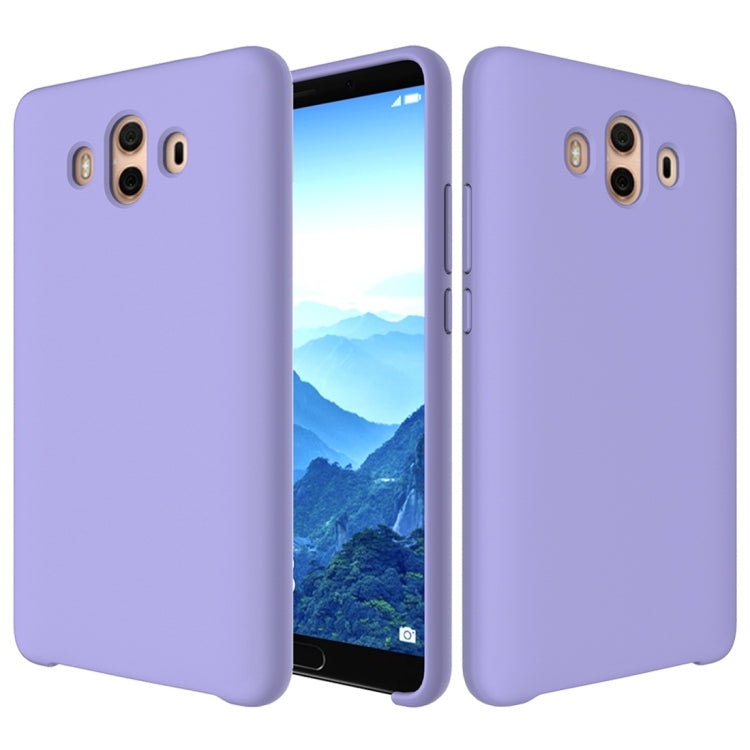 Solid Color Liquid Silicone Dropproof Protective Case for Huawei Mate 10