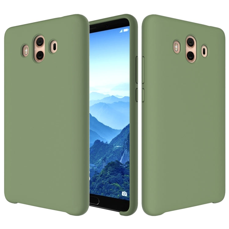 Solid Color Liquid Silicone Dropproof Protective Case for Huawei Mate 10