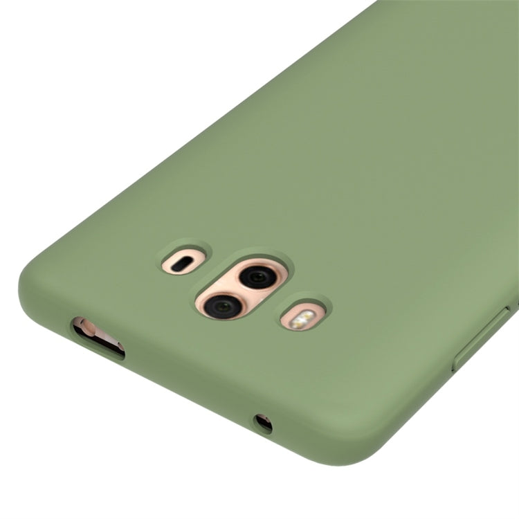 Solid Color Liquid Silicone Dropproof Protective Case for Huawei Mate 10
