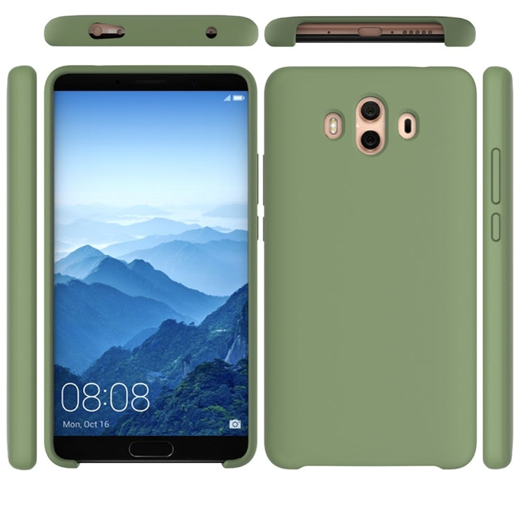 Solid Color Liquid Silicone Dropproof Protective Case for Huawei Mate 10