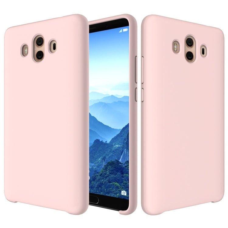 Solid Color Liquid Silicone Dropproof Protective Case for Huawei Mate 10