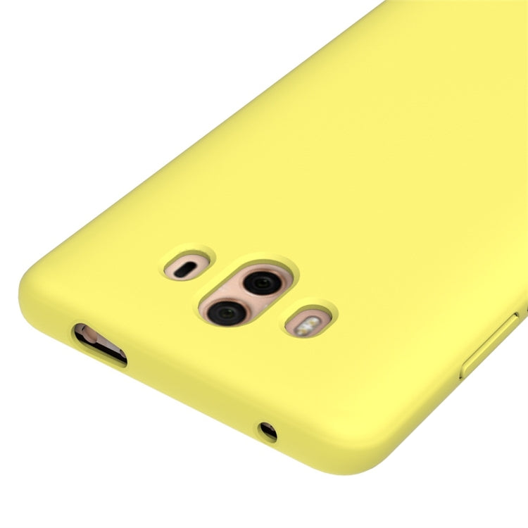 Solid Color Liquid Silicone Dropproof Protective Case for Huawei Mate 10