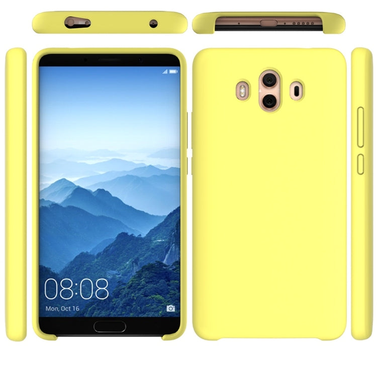 Solid Color Liquid Silicone Dropproof Protective Case for Huawei Mate 10