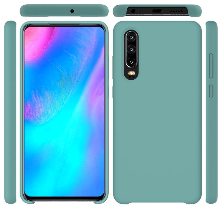 Solid Color Liquid Silicone Dropproof Protective Case for Huawei P30
