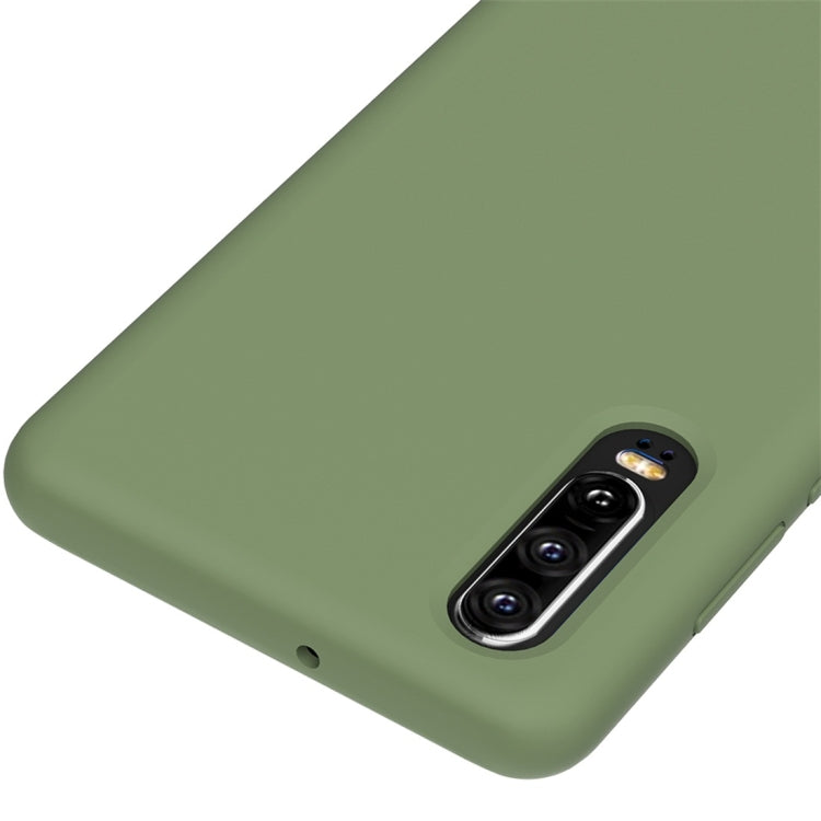 Solid Color Liquid Silicone Dropproof Protective Case for Huawei P30