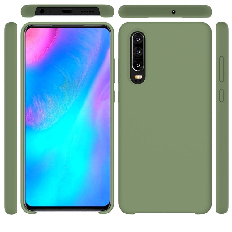 Solid Color Liquid Silicone Dropproof Protective Case for Huawei P30
