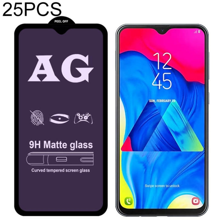 25 PCS AG Matte Anti Blue Light Full Cover Tempered Glass For Galaxy A6 (2018)